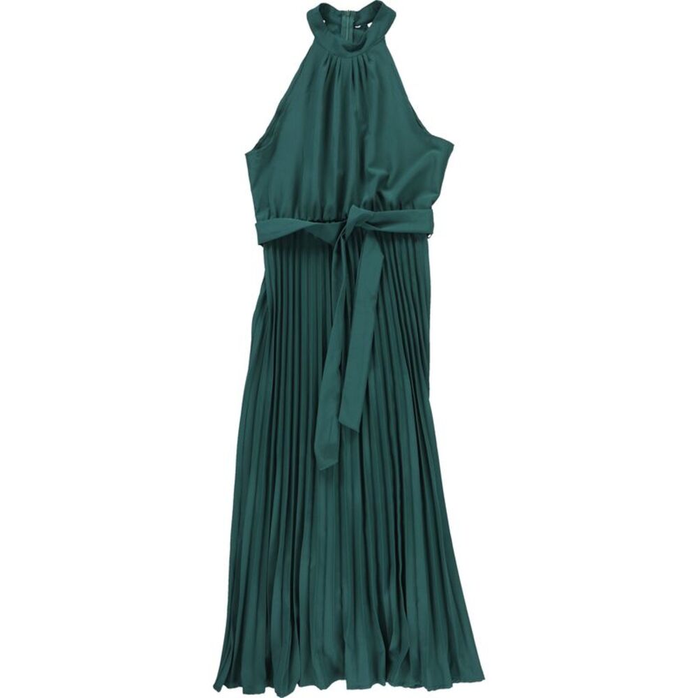 Yesfashion Womens Please Belted Midi A-line Dress, NWT